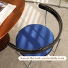 INFURNIC Dining Chairs Folding Dining Chair with Cantilever Design Upholstered Kitchen Chairs, Blue, 20.1"*20.1"*29.1" - 2 of 4