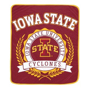 NCAA Iowa State Cyclones Crest Ultra Soft Blanket - 1 of 2