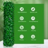 Artificial Privacy Fence Screen, 10 x 3.3 FT Faux Roll Grass Wall Panel, Greenery Backdrop Leaf Fence Panel for Indoor Outdoor Garden Backyard Decor - 3 of 4