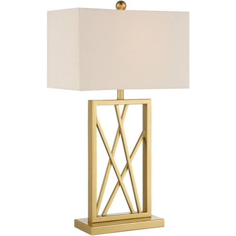 360 Lighting Modern Luxury Table Lamp, Table Lamps Gold And White