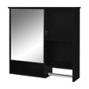 NicBex Wall Mounted Bathroom Storage Cabinet,29'' x28'' Medicine Cabinet with Mirror and 3 Shelves for Bathroom - 4 of 4
