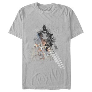 Men's Batman Shadow Figure Geometric T-Shirt - 1 of 3