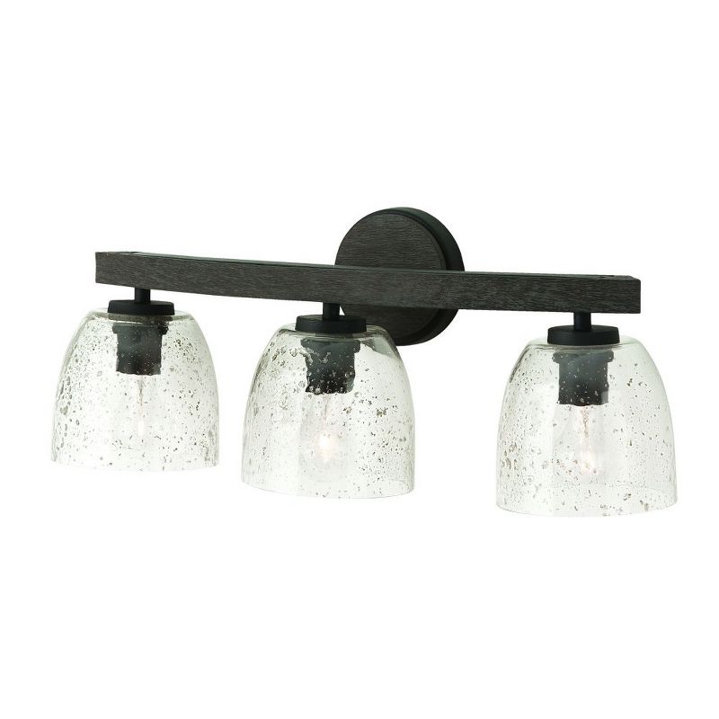Capital Lighting Clive 3 - Light Vanity in  Carbon Grey/BlackIron, 1 of 2
