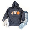 Simply Sage Market Women's Graphic Hoodie Peace Love Basketball - 2 of 2