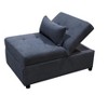 Vynxaria Folding Ottoman Sofa Bed ¨C Versatile Space-Saving Solution for Any Room - 3 of 4