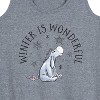 Women's - Winnie the Pooh - Eeyore Winter Is Wonderful Christmas Graphic Racerback Tank - 2 of 4