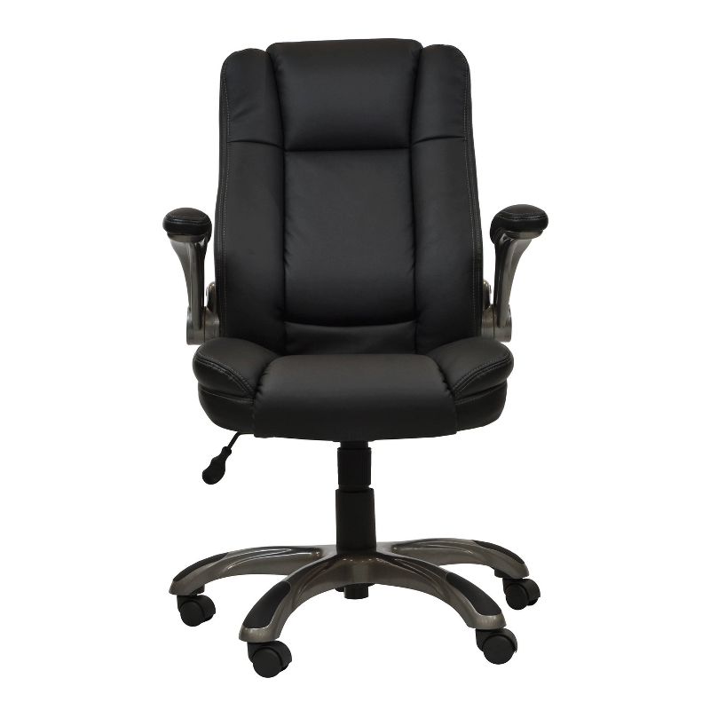 Medium Back Manager Chair with Flip-up Black - Techni Mobili, 6 of 11