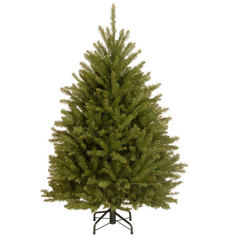 National Tree Company 4.5&#39; Dunhill Fir Hinged Artificial Christmas Tree, 1 of 5