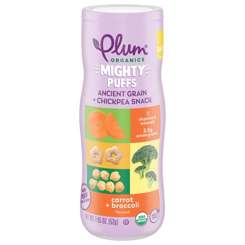 Baby Gourmet Puffies Quinoa and Lentil Puff Snacks - Cheesy Broccoli - 42g