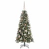 vidaXL Artificial Christmas Tree with 150 LEDs Green 55 x 55 x 120 cm - 3 of 4