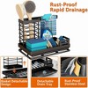 Kitchen Caddy Sink Organizer, Stainless Steel Sink Caddy Sponge Holder for Kitchen Sink - 4 of 4