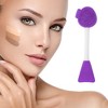 Unique Bargains Soft Double-headed Facial Mask Brush 2 Pcs - 2 of 4