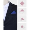 INSPIRE CHIC Men's Classic Modern Geometric Pocket Squares - 3 of 4