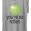 Women's - Instant Message - You're So Rotten Short Sleeve Graphic T-Shirt - 2 of 4