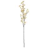 Allstate Floral 36" Apricot and Peach Quince Blossoms Artificial Silk Floral Spray