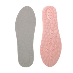 Unique Bargains 6D Height Increase Shoe Inserts Fit Shoe Pink Gray 1 Pair - 1 of 4
