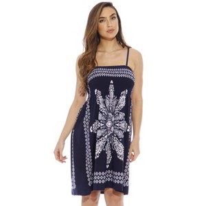 Just Love Summer Dresses for Women - Placement Print Smocked  Sundresses - 1 of 3