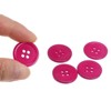 Unique Bargains Sewing Resin Round Flat 4-Hole Replacement Craft Buttons 20 Pcs - 4 of 4