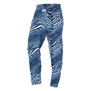 NFL Tennessee Titans Zubaz Men's Zebra Screen Print Pants : Target