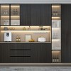 Deep Brown Wood Grain Wallpaper Roll Peel & Stick Waterproof & Self Adhesive Vinyl Contact Paper for Furniture and Walls - 4 of 4
