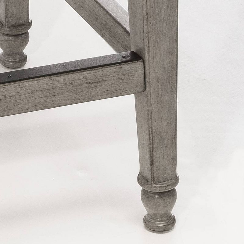 Vetrina Backless Counter Height Barstool - Weathered Gray - Hillsdale Furniture, 4 of 6
