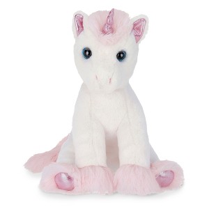 Bearington Lil' Dreamer The White & Pink Plush Unicorn, 8 Inch Unicorn Stuffed Animal - 1 of 4