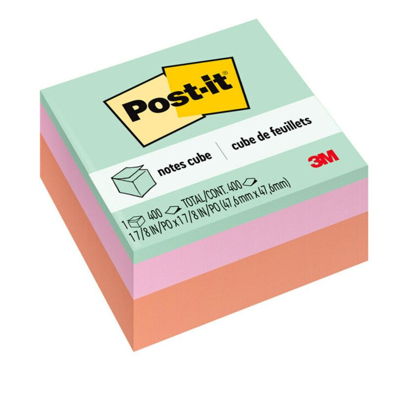 Post-It Notes Cube 2051-PAS, 1 7/8 in x 1 7/8 in (47.6 mm x 47.6 mm), 1 of 2