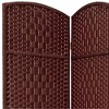 7 ft. Tall Diamond Weave Room Divider (6 Panels) - 2 of 3