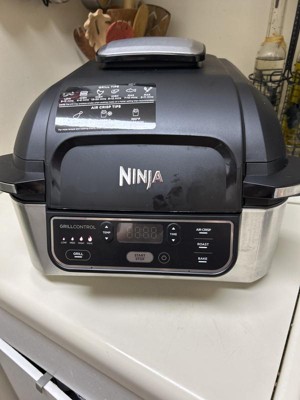 NINJA Foodi 6-in-1 Indoor Grill & 4 qt. Black Air Fryer with Roast, Bake,  Broil, Dehydrate, 2nd Generation EG201 - The Home Depot