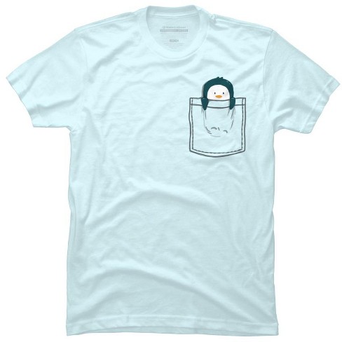 Pocket Penguin Mens Graphic T Shirt Design By Humans Target