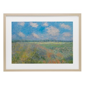 Stupell Industries Tranquil Horizon Scattered Clouds Framed Print Under Glass - 1 of 4