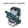 Luupatchy 18.1" Anti-Theft Travel Backpack with Separate Shoe Compartment & Convertible Duffel Design,Travel Bag for Business, Hiking, Camping - 4 of 4