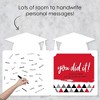 Big Dot of Happiness Red Grad - Best is Yet to Come - Red Grad Congratulations Giant Greeting Card - Big Shaped Jumborific Card - 3 of 4