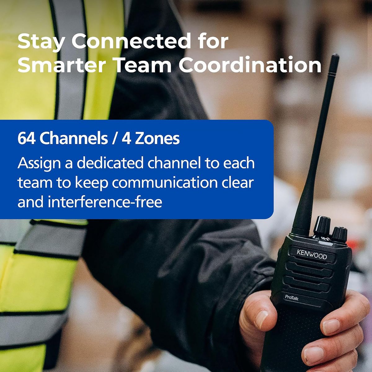 KENWOOD® ProTalk® NX-P1300NUK 5-Watt 64-Channel Digital NXDN® or Analog UHF Two-Way Radio - thumbnail 6