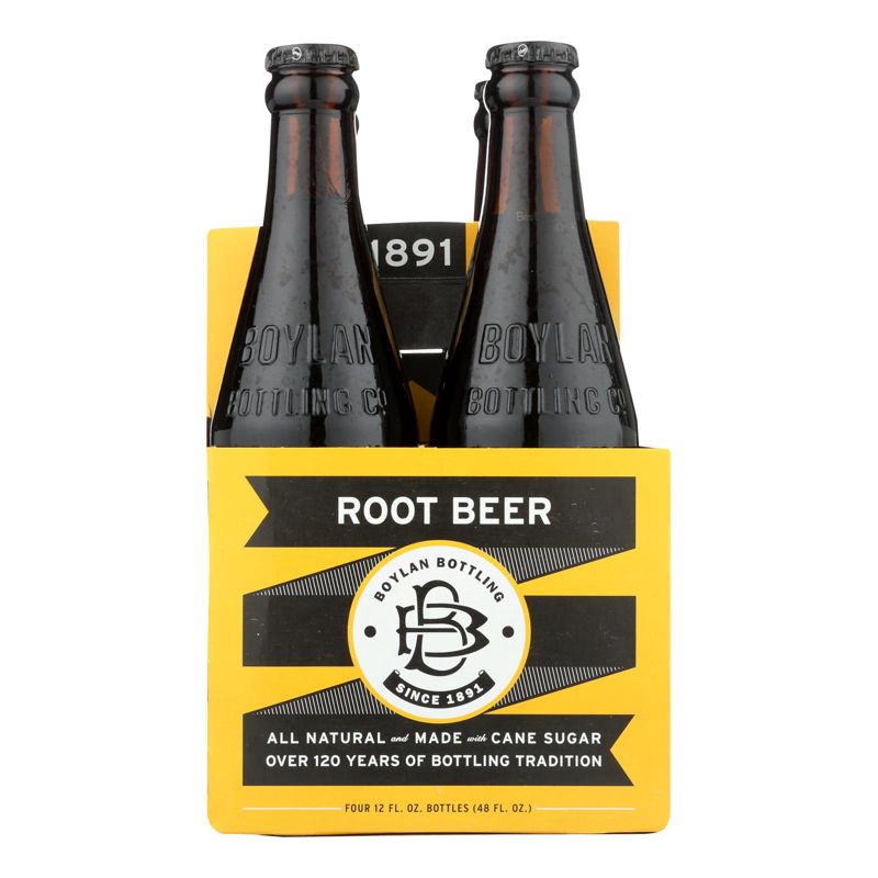 Boylan Bottling Root Beer Soda - Case of 6/4 pack, 12 oz, 2 of 6