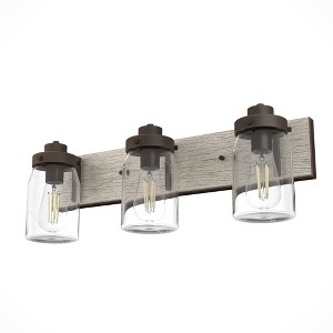 Hunter Fans Devon Park 3 - Light Vanity in  Onyx Bengal - 1 of 1