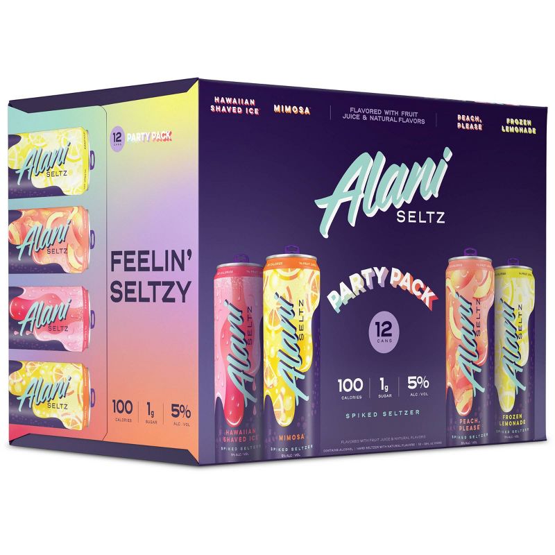 Alani Hard Seltzer Variety Pack - 12pk/12 fl oz Cans, 1 of 8