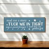 Slickblue Sweet Goodnight Quote Sign, 3.5x10 Rustic Knotty Pine Wood Plaque, Wall or Shelf Decor - 3 of 3