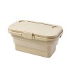 Racxily Collapsible Picnic Basket With Tray Stand, Portable Storage Basket, Foldable camping organizer - 2 of 3