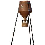 Boss Buck 200 Series Large Outdoor Automatic Hunting Wildlife Deer Feeder, 200 Pound Maximum Feed Capacity for Game and Wildlife Management, Brown