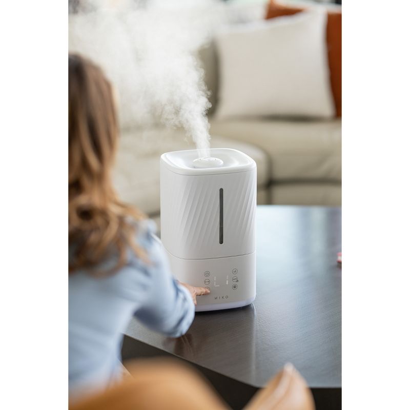 Miko Myst Ultrasonic Humidifier with Cool and Warm Mist, 6 of 10