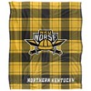 Northern Kentucky University Campus Plaid Spirit Silky Touch Super Soft Throw Blanket 50x60 - 2 of 4
