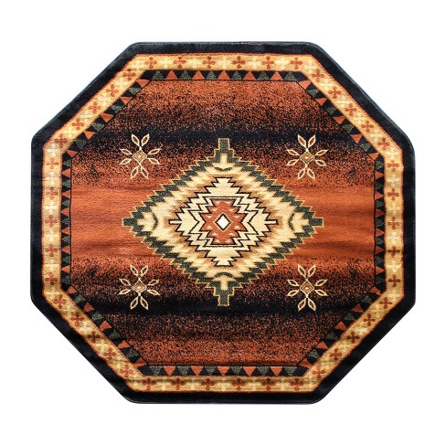 Masada Rugs Southwest Native American Geometric Medallion Area Rug - Design B357 - image 1 of 4