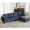 NicBex L-Shaped Convertible Sectional Sofa,5-Seat Modular Couch with Storage Ottoman for Living Room,Apartment,Office - 2 of 4