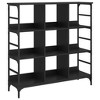 VidaXL Sideboard Black 40.2"x12.6"x40.7" Engineered Wood - 2 of 4
