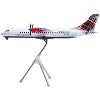 ATR 72-600 Commercial Aircraft "Loganair - Scotland's Airline" White with Red Plaid Tail 1/200 Diecast Model by GeminiJets - 3 of 4