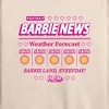 Women's - Barbie - Barbie Land New Weather Forecast Lightweight French Terry Slouchy - 2 of 4