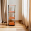 NicBex 4-Tier Storage Shelves,Heavy Duty Stainless steel Storage Shelving Unit for Kitchen,Living Room,Bedroom,Office,Outdoor,Modular Rack - 2 of 4