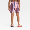 Toddler Boys' Striped Trunk - Cat & Jack™ Red/White/Blue - 2 of 3