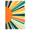 Area Rug for Living Room Machine Washable Modern Sun Rug - 3 of 4
